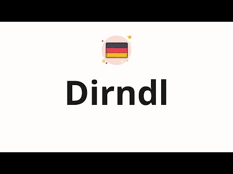 How to pronounce Dirndl