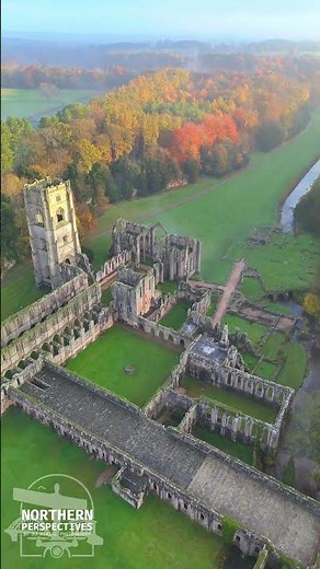 Fountains Abbey From Above – A Single Sweep Across Centuries