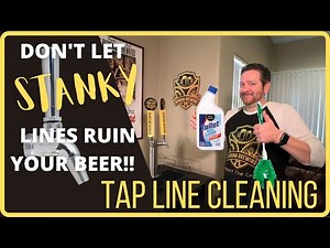 How to CLEAN your Kegerator Tap Lines