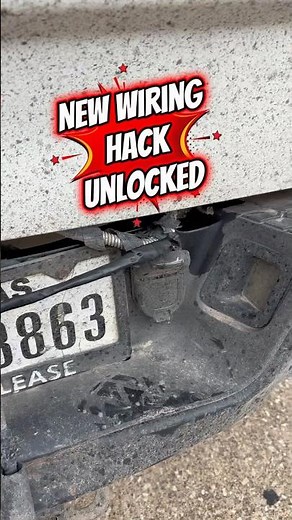 New trailer truck wiring hack 😬