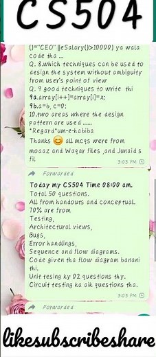 CS504 Current Final term papers | Final term spring 2022 | vu current stock