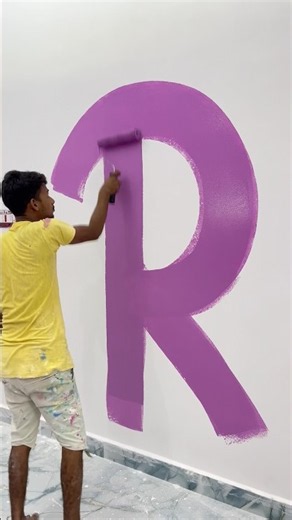 Wall painting video #paint #painting #wallpainting #paintingtutorial #design #viralvideo #asianpaint