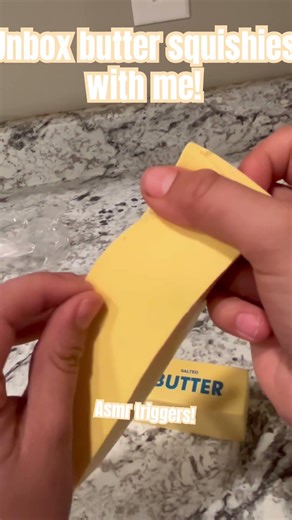 Butter! #unboxing #squishy #viral #fypシ #butter #asmr #asmrtriggers