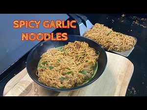 Spicy Garlic Stir Fry Noodles On the Blackstone Griddle | GRIDDLE RECIPES