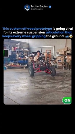Extreme Off-Road Suspension Prototype That Moves Like a Robot 🤯🚙