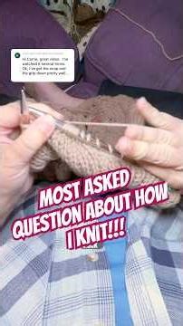 Answering the most asked question from my lever knitting video! 🧶