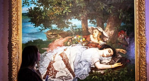 Museo di Capodimonte a Napoli, Courbet in mostra: tra realismo e scandalo