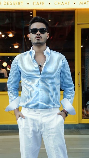 Effortless Men's Fashion: How to Elevate Striped & Solid Shirts
