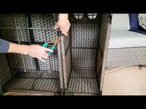 Best way to install wicker patio furniture Clips
