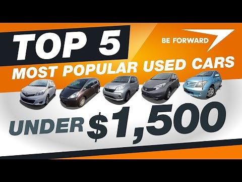 Top 5 Most Popular Used Cars Under $1,500