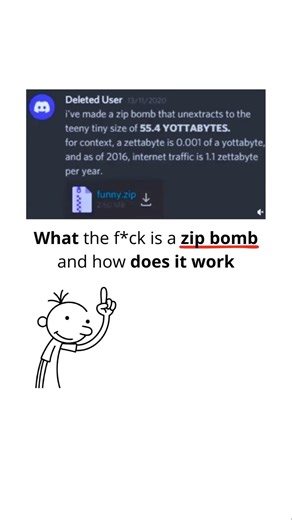 What the f*ck is a zip bomb and how does it work