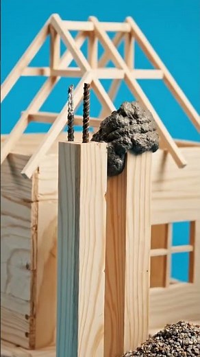 Mini House Build: From Foundation to Roof in Minutes!