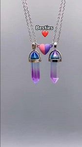 2 or 3? Tag your besties! Magnetic Friendship Necklaces for Best Friends #besties #jewelry #gift