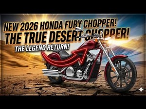New 2026 Honda Fury 🔥 Full Review | V-Twin Power, Specs, Price & Ultimate Factory Chopper!
