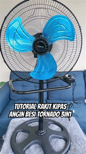 Tutorial on assembling a 3-in-1 tornado iron fan #installationfan #ironfan #tornadofan #3-in-1fan
