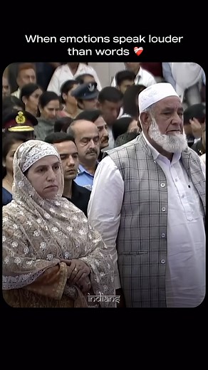 19M views · 373 reactions | Remembering the ultimate sacrifice of Mudasir Ahmad Sheikh, whose bravery in the face of danger will never be forgotten. His parents receive the Shaurya Chakra, a posthumous honor that reflects his unwavering courage ❤️ | Indians | Facebook