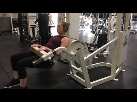 Hip Thrusts on Leg Curl Machine