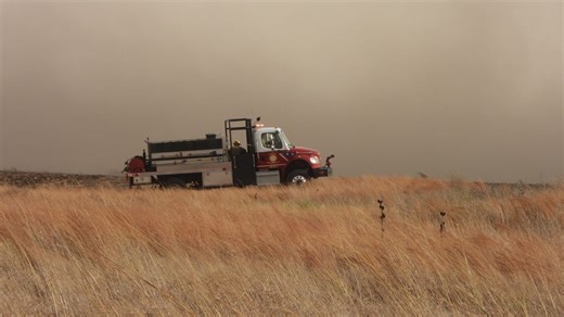 Evacuation order issued in Sayre due to fast moving wildfire in the area
