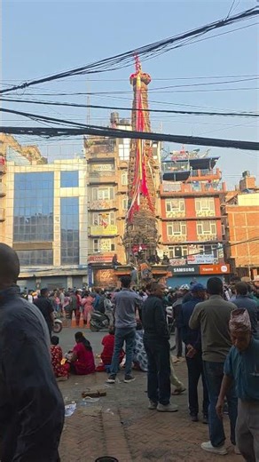 the chariot festival starts today at 4pm in nepal 🇳🇵