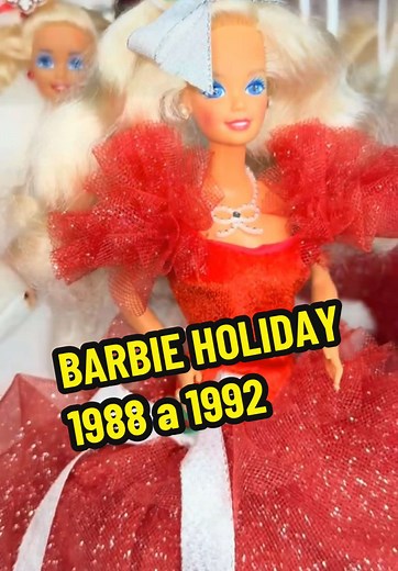 Barbie Holiday Dolls from 1988 to 1992