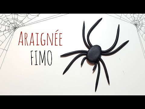 TUTO FIMO HALLOWEEN ARAIGNÉE / POLYMER CLAY SPIDER