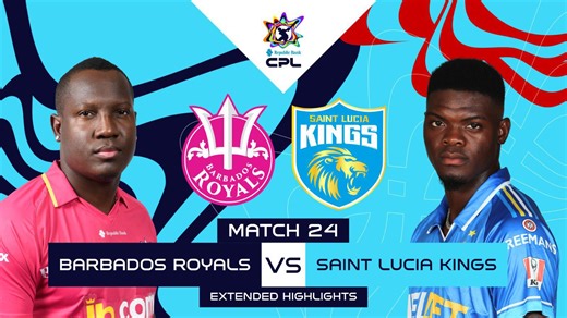 105K views · 1.7K reactions | Extended Highlights | Barbados Royals vs Saint Lucia Kings | CPL 2025 | CPL T20 | Facebook