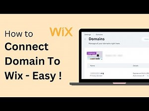 How To Connect Domain To Wix (Step By Step) !