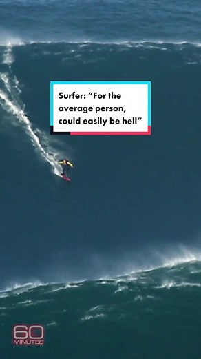 Garrett McNamara surfed a 78-foot-high wave – setting a world record in 2011. He compares it to skiing or snowboarding straight down a hill over ice and moguls with an avalanche coming down after you. #garrettmcnamara #surfing #nazare