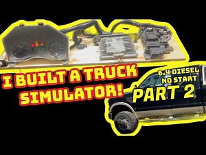 08 6.4L F250 NO TCM COMMUNICATION BENCH TESTING