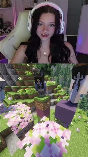 Minecraft telepathy with the girls! #minecraftshorts #shorts