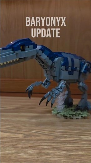 Updating My LEGO BARYONYX!!! #lego #jurassicworld #legojurassicworld #baryonyx ##legobaryonyx #dino