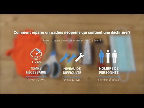 TUTO - Réparer ses waders néoprène qui contiennent une déchirure 🎣 | Decathlon