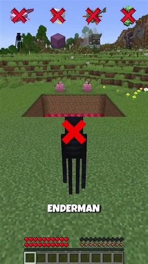 Blazing Laser Fall vs Different Mobs Test #meme #shorts #minecraft