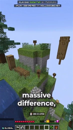 Using Crazy Parkour Skills to Speedrun a Minecraft Map