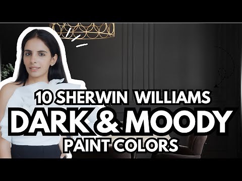 10 BEST Sherwin Williams DARK & Moody Paint Colors