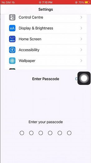 How to turn on Home control in IPhone passcode📲✅ #iphone #passcode #tutorial #message #homecontrol