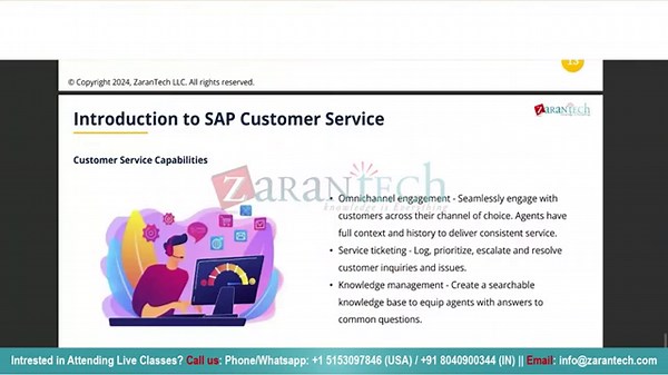 SAP Customer Service Full Course | ZaranTech