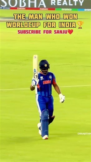 The man who won worldcup for india Sanju samson❤️#india#cricket