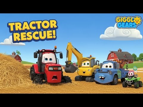 Giant Tractor Accident! 🚜 Farm Vehicles to the Rescue!