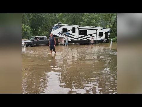 RV park scrambles to move campers after Pennsylvania river floods dozens of sites
