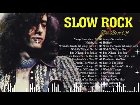 Led Zeppelin, U2, GNR, Aerosmith, Scorpions, The Eagles🎸 Slow Rock Love Song Nonstop 70s 80s 90s