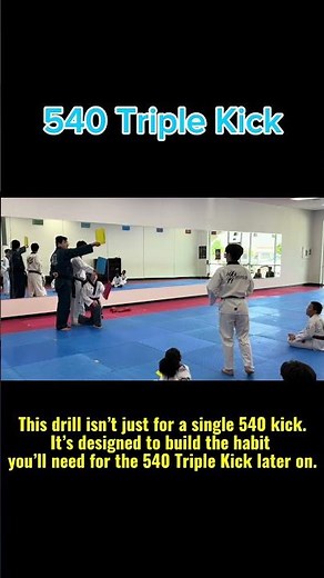 540 Kick Training Tips, 3-Step 540 Drill #taekwondo #martialarts #sanantonio #worldclasstigerstkd
