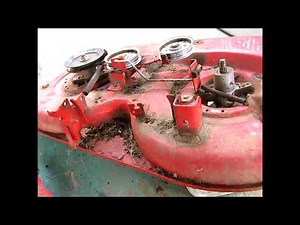 installing grease fitting in troybilt deck quills, spindle housings