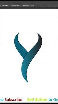 Y Letter Logo Design Illustrator #illustrator #logodesign #graphicdesign #shorts #shortvideo