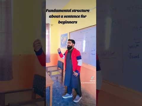 Fundamentals of a Sentence's Basic Structure:Subject, Verb and Object