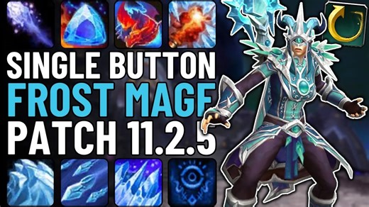 In World of Warcraft Patch 11.2.5, Frost Mages can use the Single-Button Assistant (SBA) for a smooth, one-button DPS playstyle. In this full guide, I’ll cover everything, stats, talents, rotation, and gameplay, to help you master the SBA Frost Mage build from start to finish. With this setup, SBA automates your full rotation, including Frozen Orb, while you manually handle key cooldowns like Icy Veins. It’s a simple yet powerful way to play Frost Mage, letting you focus on movement, cooldown ti