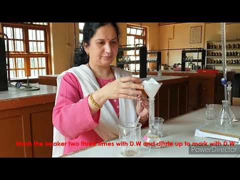 Estimation of Mg by Complexometric Titration