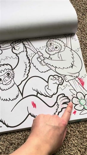 FUN jumbo coloring pad for your toddler!