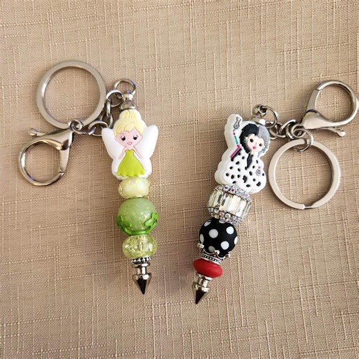 Disney Character Keychains - Etsy