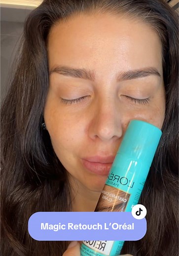 Magic retouch cor castanho claro da @L’Oréal Paris Disfarçando os brancos 🫣 #mabelmakeup #mabellopes #dicasdemaquiagem #cabelobranco #loreal #pelemadura #hair #magictouch #hairspray